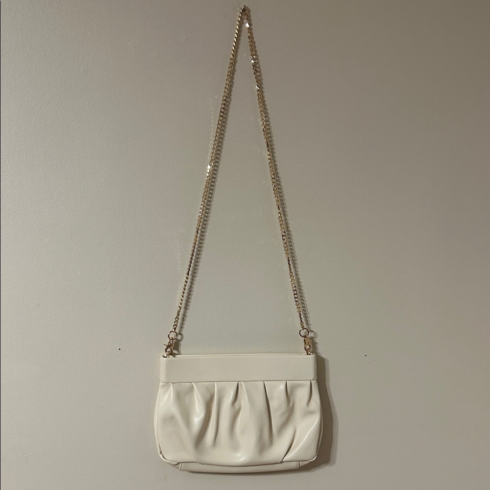 Poppy & Peonies x  Fallon Farinacci Elegant Cream Bag